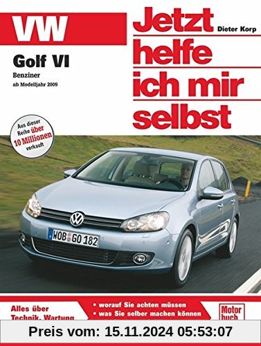 VW Golf VI Benziner: ab Oktober 2008 / Vierzyl. 1,4 MPI bis 1,4 TSI (80 - 160 PS) (Jetzt helfe ich mir selbst)