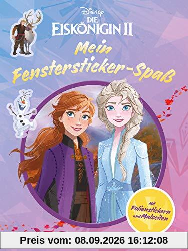 Disney Die Eiskönigin 2: Mein Fenstersticker-Spaß: Ausmalseiten mit 4 Stickerseiten mit Fenstersticker-Motiven aus dem neuen Kinofilm (Disney Eiskönigin)