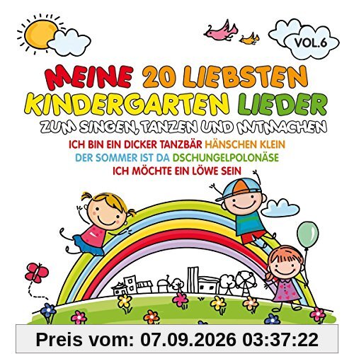 Meine 20 Liebsten Kindergarten Lieder Vol.6