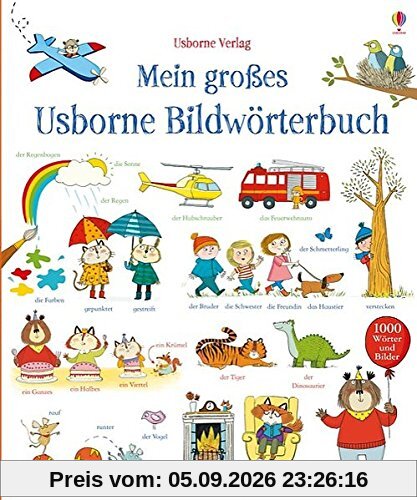 Mein großes Usborne Bildwörterbuch