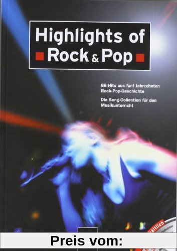 Highlights of Rock & Pop - Liederbuch