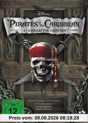 Pirates of the Caribbean - Die Piraten-Quadrologie [8 DVDs]