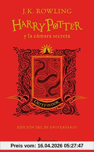 Harry Potter y la camara secreta: Casa Gryffindor: Rojo