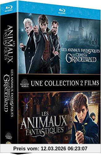 David Yates Coffret Les Animaux Fantastiques 1 Et 2 , Les Animaux Fantastiques ; Les Crimes De Grindelwald [Blu-ray] [Fr Import]