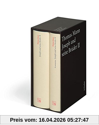 Joseph und seine Brüder II: Text und Kommentar in einer Kassette (Thomas Mann, Große kommentierte Frankfurter Ausgabe. Werke, Briefe, Tagebücher)
