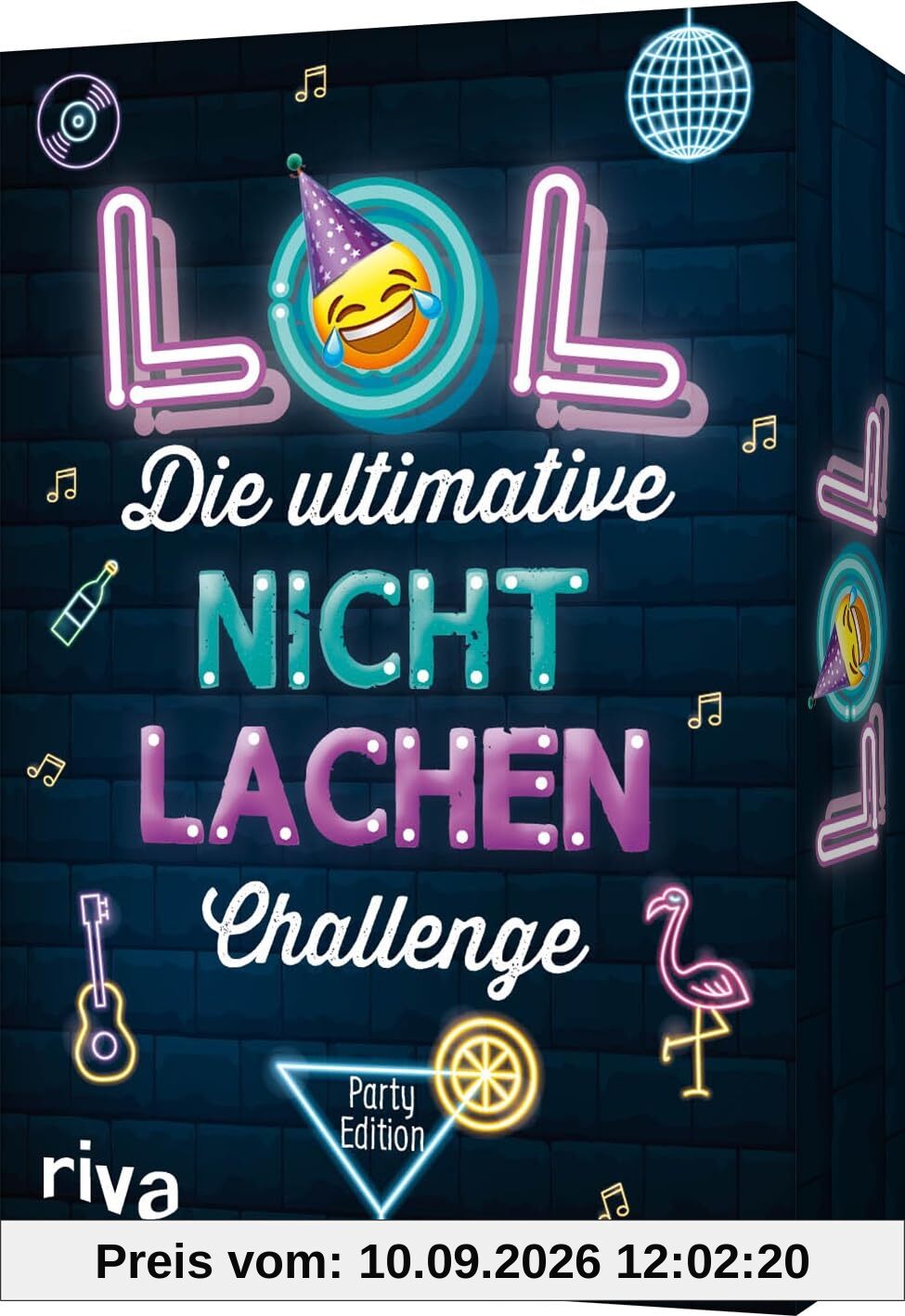 LOL – Die ultimative Nicht-lachen-Challenge – Die Partyedition: Mit den besten Witzen, Flachwitzen, Scherzfragen für Erwachsene. Partyspiel mit Trinkspielvariante. Ab 18 Jahren
