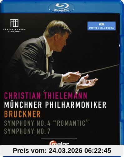 Anton Bruckner - Sinfonia n.4 'romantica', sinfonia n.7 [Blu-ray]