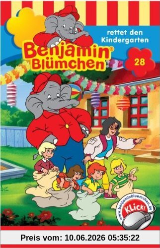 Benjamin Bluemchen - Folge 28: rettet den Kindergarten [Musikkassette] [Musikkassette]