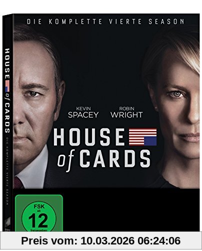 Kate Mara House Of Cards - Die Komplette Vierte Season (4 Discs) [Blu-ray]