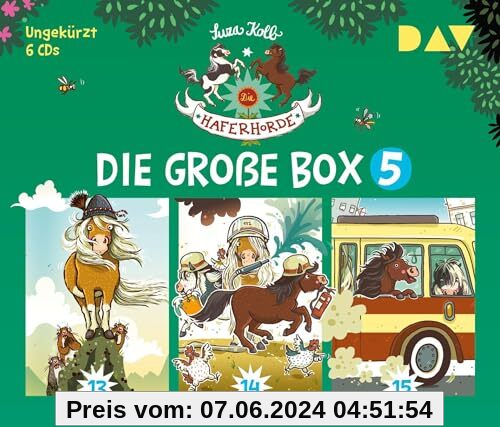 Die Haferhorde – Die große Box 5 (Teil 13-15): Ungekürzte Lesungen mit Bürger Lars Dietrich (6 CDs)
