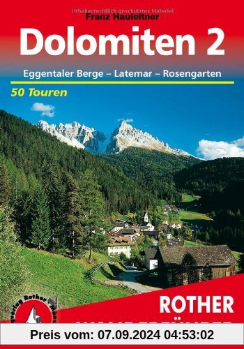 Bergwanderungen in den Dolomiten, Bd.2, Eggentaler Berge mit Latemar und Rosengarten: Eggentaler Berge - Latemar - Rosen