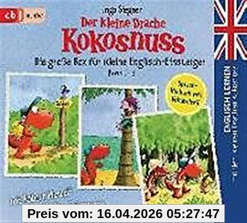 Englisch lernen mit dem kleinen Drachen Kokosnuss - Die große Box für kleine Englisch-Einsteiger (Band 1-3): Der kleine Drache Kokosnuss kommt in die ... Drache Kokosnuss – Schulausflug ins Abenteuer