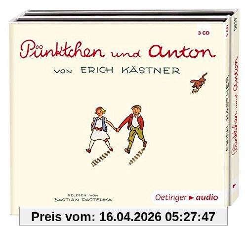Pünktchen und Anton (3CD): Ungekürzte Lesung mit Musik, 225 Min.
