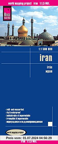 Reise Know-How Landkarte Iran (1:1.500.000): world mapping project