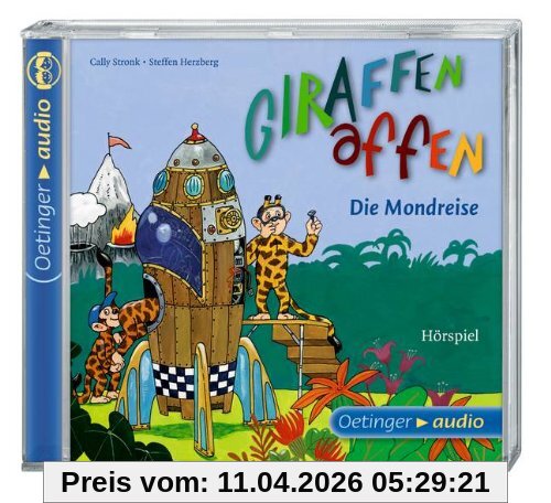 Giraffenaffen - Die Mondreise (CD): Band 3, Hörspiel, 60 Min.