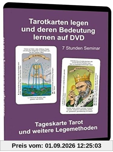 Tarotkarten legen und deren Bedeutung lernen auf DVD - 7 Stunden Seminar mit allen Tarot Deutungen und Legemethoden