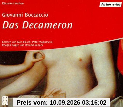 Das Decameron. 6 CDs. . Kommentierte Lesung ausgewählter Novellen