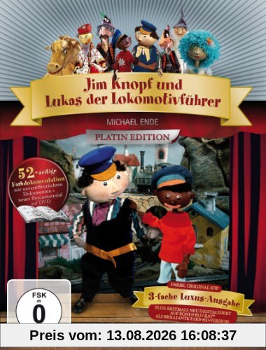 Augsburger Puppenkiste - Jim Knopf und Lukas der Lokomotivführer (+ Blu-ray) (Platin Edition) [2 DVDs]