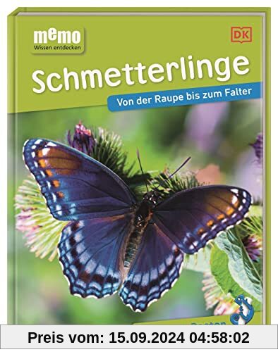 memo Wissen entdecken. Schmetterlinge: Von der Raupe bis zum Falter. Das Buch mit Poster!