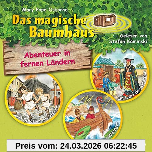 Das magische Baumhaus: Abenteuer in fernen Ländern – Hörbuchbox