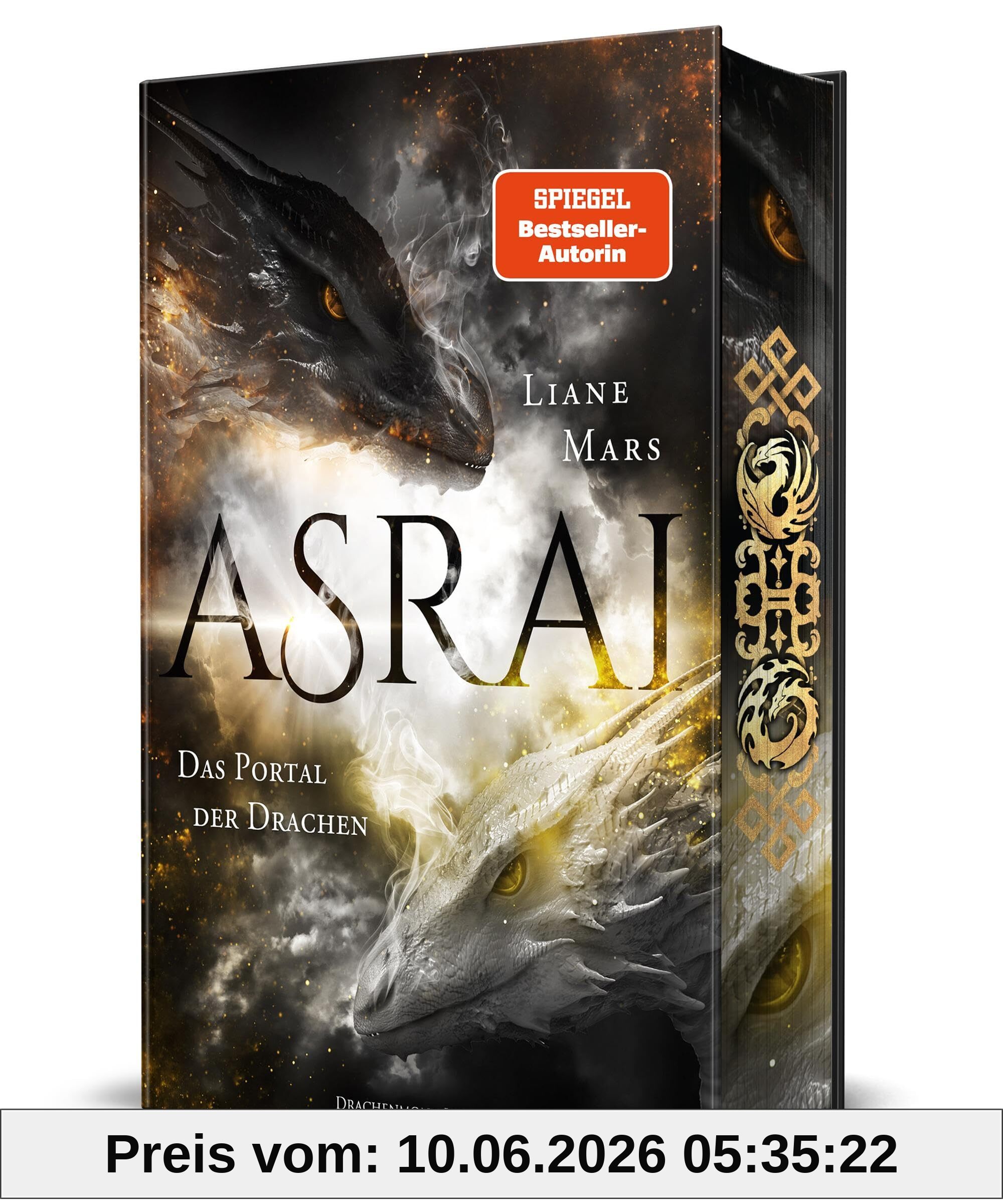 Asrai - Das Portal der Drachen: Epischer Fantasy-Liebesroman trifft auf Drachen und Magie | Schmuckausgabe mit Farbschnitt-Garantie