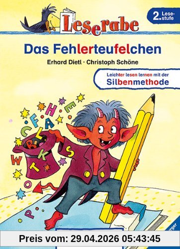 Leserabe - Das Fehlerteufelchen: Leichter lesen lernen mit der Silbenmethode. 2. Lesestufe