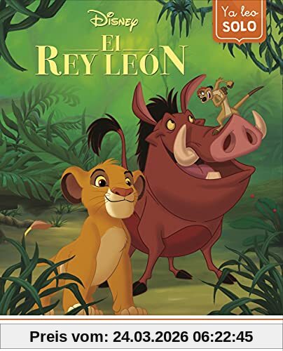El Rey León. Ya leo solo (Disney. Lectoescritura): Con textos en letra ligada y mayúscula (Aprendo con Disney)