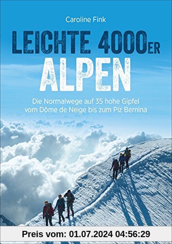 Leichte 4000er in den Alpen. Die Normalwege auf 34 hohe Gipfel von F bis AD. Ein 4000er-Tourenführer für Frankreich, Ita