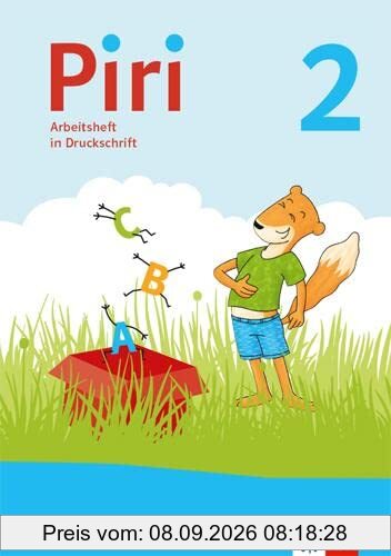 Piri 2: Arbeitsheft in Druckschrift Klasse 2 (Piri. Ausgabe ab 2022)
