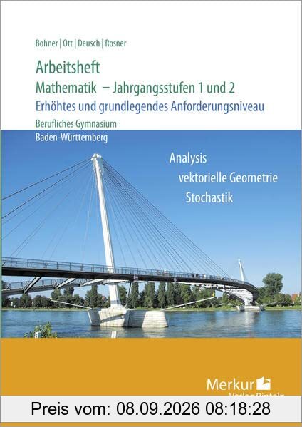 Arbeitsheft - Mathematik - Jahrgangsstufen 1 und 2: - Erhöhtes Anforderungsniveau