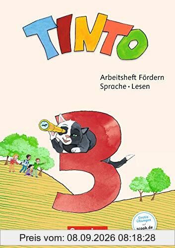 Tinto Sprachlesebuch 2-4 - Neubearbeitung 2019: 3. Schuljahr - Arbeitsheft Fördern - Sprache und Lesen