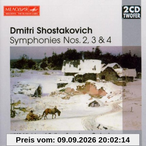 Gennadi Roshdestwenskij Two Cd Twofer - Schostakowitsch (Sinfonie Nr. 2-4)
