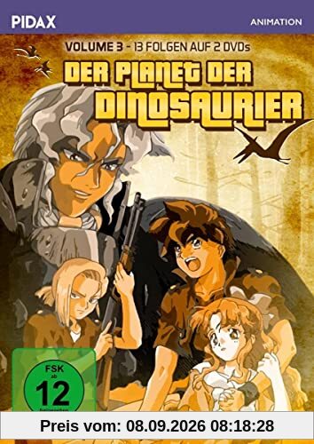Der Planet der Dinosaurier, Vol. 3 / Die letzten 13 Folgen der Abenteuerserie frei nach dem Roman ZWEI JAHRE FERIEN von Jules Verne (Pidax Animation)