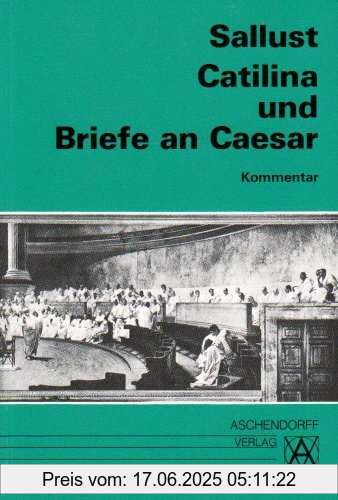 Binding : Taschenbuch, Edition : Neubearb., Label : Aschendorff Verlag, Publisher : Aschendorff Verlag, medium : Taschenbuch, numberOfPages : 248, publicationDate : 1997-01-01, authors : Sallust, languages : latin, ISBN : 3402021579