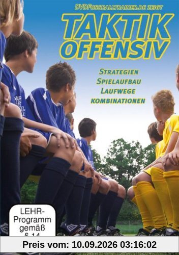 DVDFussballtrainer - Taktik Offensiv Vol.1 / Neue Fußballübungen im Fußballtraining (DVD)