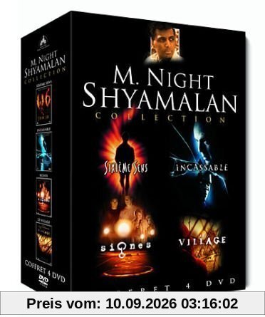 M Night Shyamalan collection : Sixième sens, Incassable, Le village, Signes [FR Import]