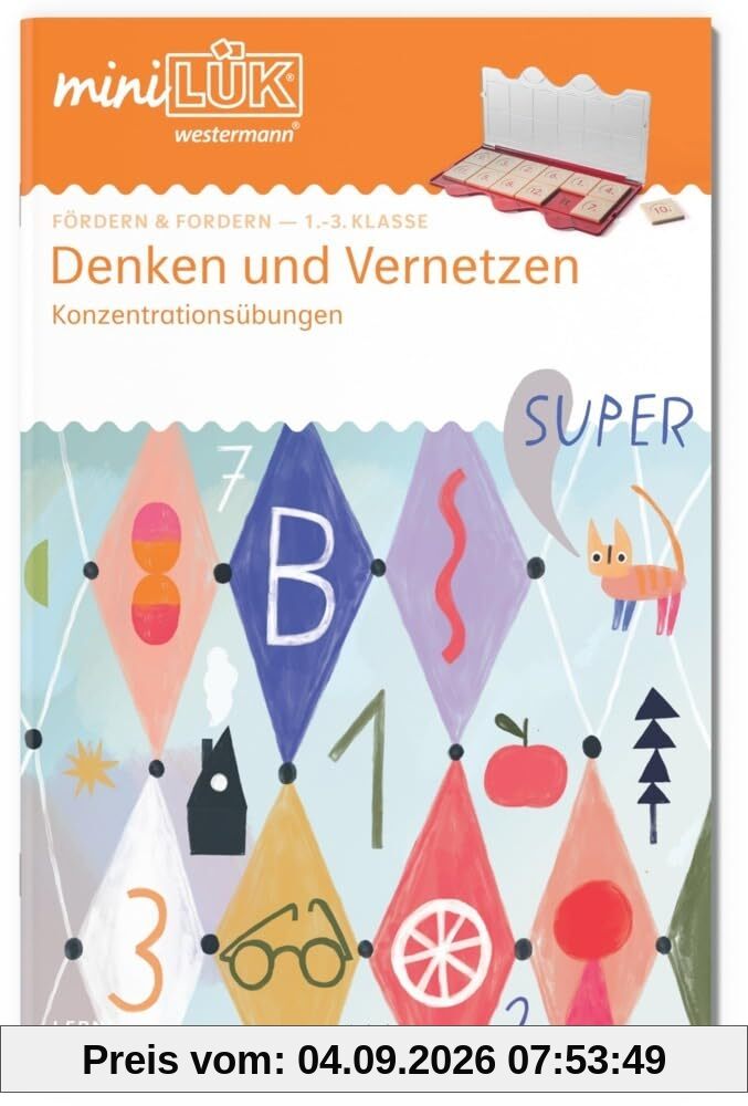 miniLÜK: 1./2./3. Klasse - Fördern & Fordern Denken und Vernetzen 1 (miniLÜK-Übungshefte: Fördern und Fordern)