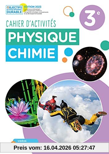 Cahier d'activités physique chimie 3e
