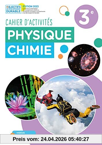 Cahier d'activités physique chimie 3e
