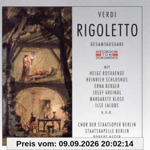 Various Verdi, Rigoletto (Gesamtaufnahme) (deutsch ) (Aufnahme Berlin November 1944)