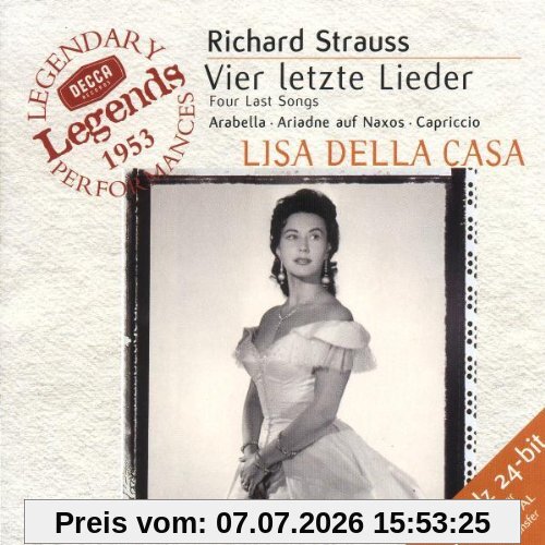 Lisa Della Casa 4 Letzte Lieder / Arabella