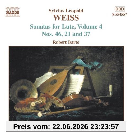 Robert Barto Sonaten Für Laute Vol. 4
