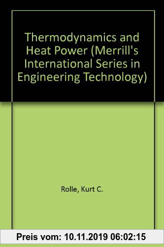 Gebr. - Thermodynamics and Heat Power (Merrill's International Series in Engineering Technology)