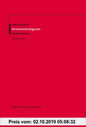 Gebr. - Personenstandsgesetz