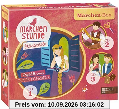 Märchenstunde - Die Märchen-Box (3 CDs): Hörspiele erzählt von Oliver Rohrbeck