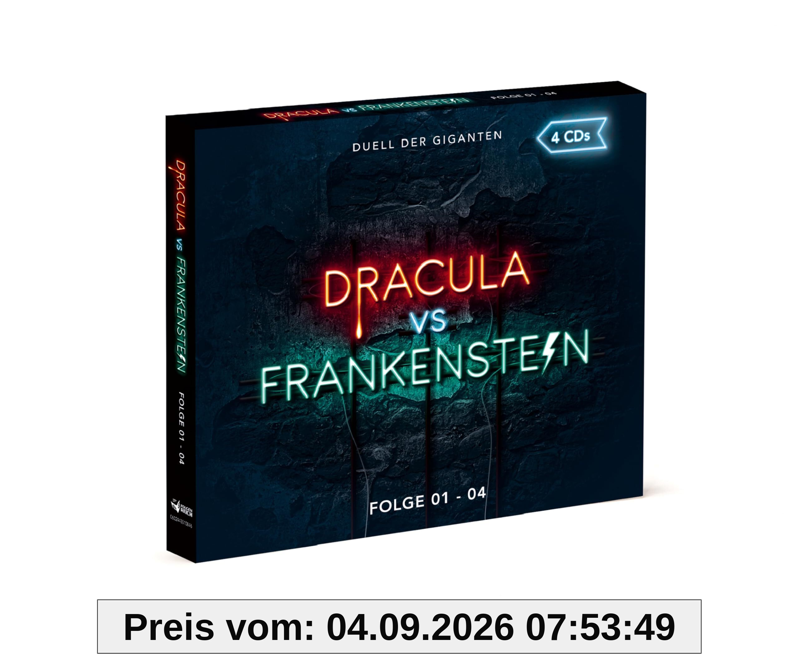 Dracula vs. Frankenstein: Folge 01 - 04 (Hörspielbox)