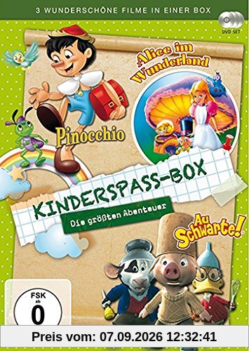 Kinderspaß Box - Die größten Abenteuer [3 DVDs]