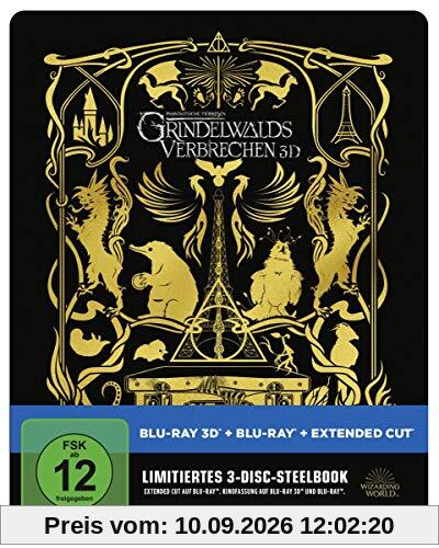 Phantastische Tierwesen: Grindelwalds Verbrechen 3D + 2D Steelbook (exklusiv bei amazon.de) [3D Blu-ray]