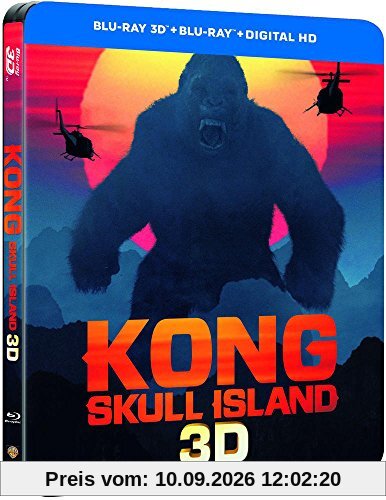 MOVIE - KONG SKULL ISLAND 3D BOITIER METAL/BLU-RAY (1 BLU-RAY)