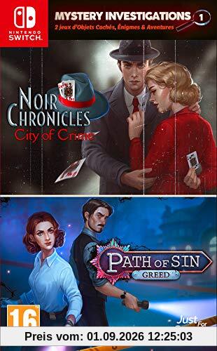 Mystery Investigations 1 - Pfad der S�nde: Gier + Noir Chroniken: Stadt des Verbrechens Nintendo Switch Game